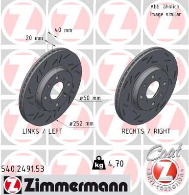 Discofreno - 540.2491.53 ZIMMERMANN