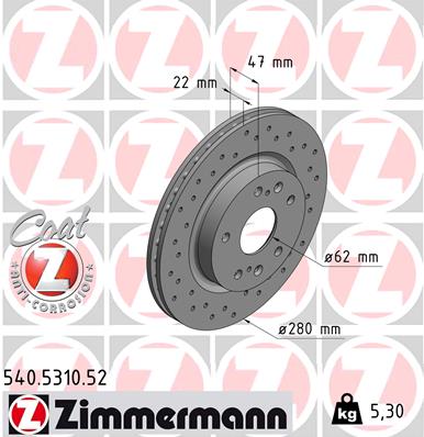 Discofreno - 540.5310.52 ZIMMERMANN