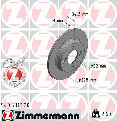 Discofreno - 540.5313.20 ZIMMERMANN