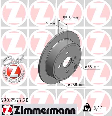 Discofreno - 590.2577.20 ZIMMERMANN