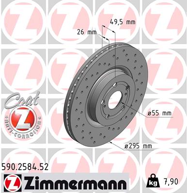 Discofreno - 590.2584.52 ZIMMERMANN