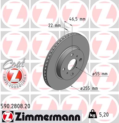 Discofreno - 590.2808.20 ZIMMERMANN
