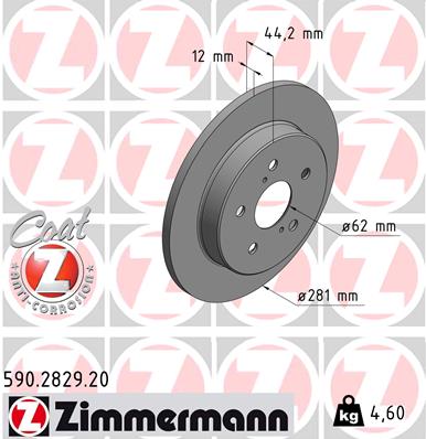 Discofreno - 590.2829.20 ZIMMERMANN