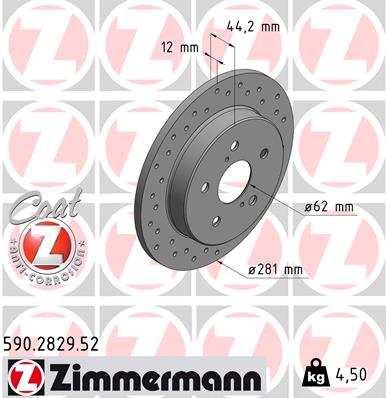 Discofreno - 590.2829.52 ZIMMERMANN