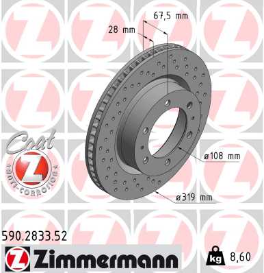 Discofreno - 590.2833.52 ZIMMERMANN
