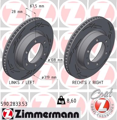 Discofreno - 590.2833.53 ZIMMERMANN