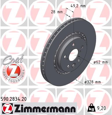 Discofreno - 590.2834.20 ZIMMERMANN