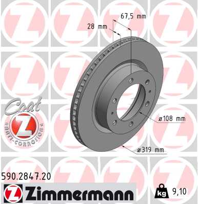 Discofreno - 590.2847.20 ZIMMERMANN