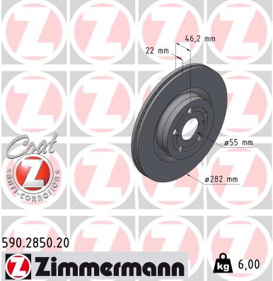 Discofreno - 590.2850.20 ZIMMERMANN