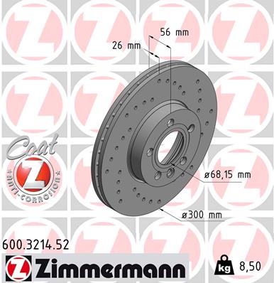 Discofreno - 600.3214.52 ZIMMERMANN