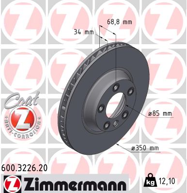Bremsscheibe - 600.3226.20 ZIMMERMANN