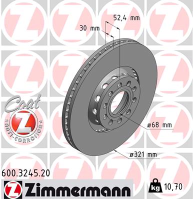 Discofreno - 600.3245.20 ZIMMERMANN