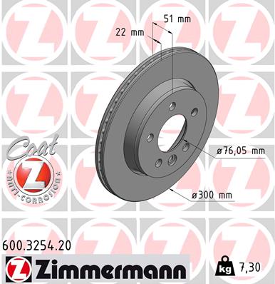 Discofreno - 600.3254.20 ZIMMERMANN