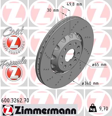 Discofreno - 600.3262.70 ZIMMERMANN