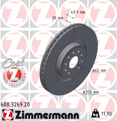 Discofreno - 600.3269.20 ZIMMERMANN