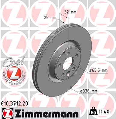 Discofreno - 610.3712.20 ZIMMERMANN
