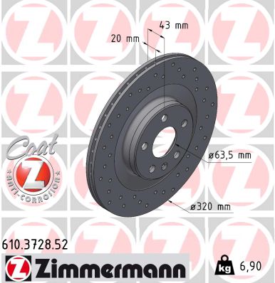 Discofreno - 610.3728.52 ZIMMERMANN