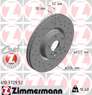 Discofreno - 610.3729.52 ZIMMERMANN