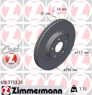 Discofreno - 610.3733.20 ZIMMERMANN