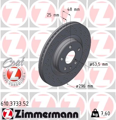 Discofreno - 610.3733.52 ZIMMERMANN