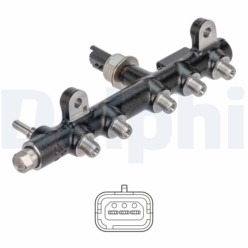 Collettore di distribuzione, Carburante - 28285170-12B1 DELPHI