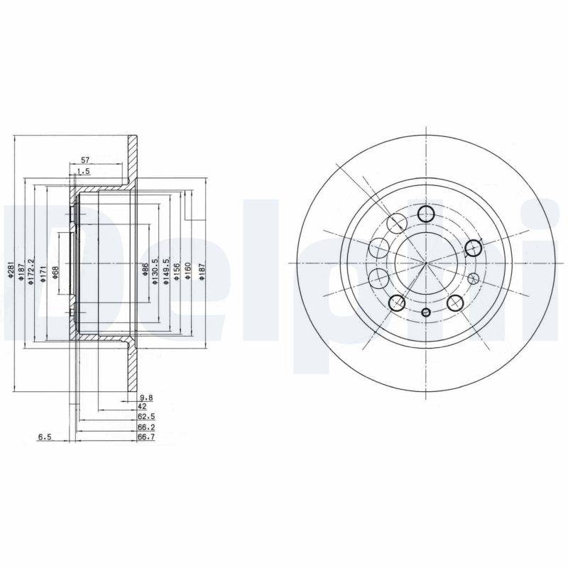 Discofreno - BG2103 DELPHI