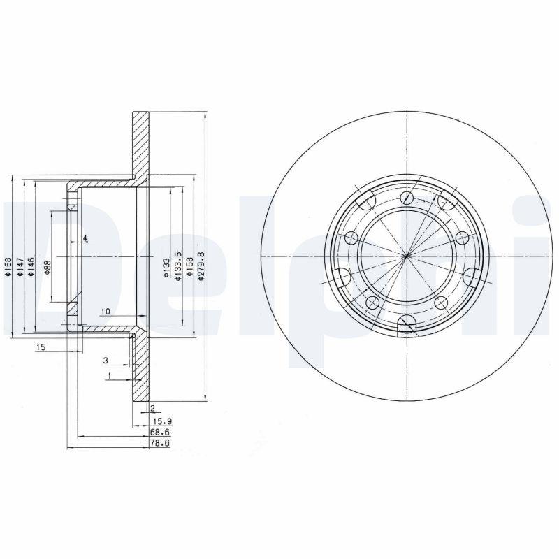 Discofreno - BG2265 DELPHI