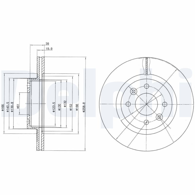 Discofreno - BG2283 DELPHI