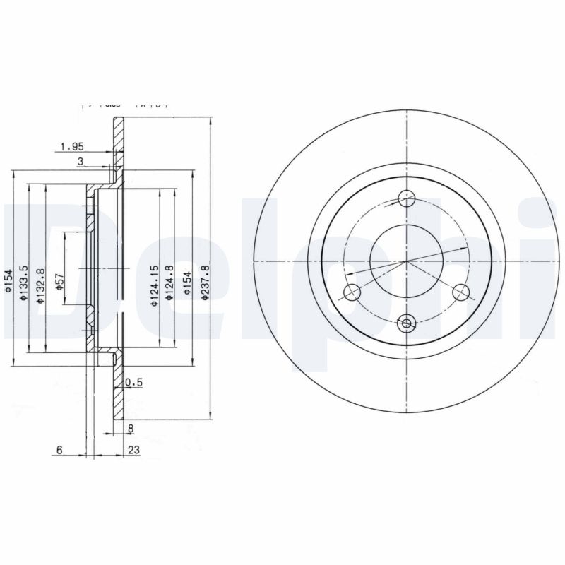 Discofreno - BG2355 DELPHI