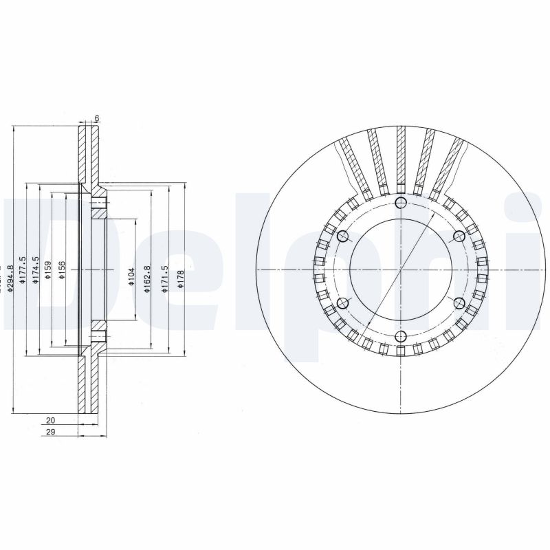 Discofreno - BG2365 DELPHI