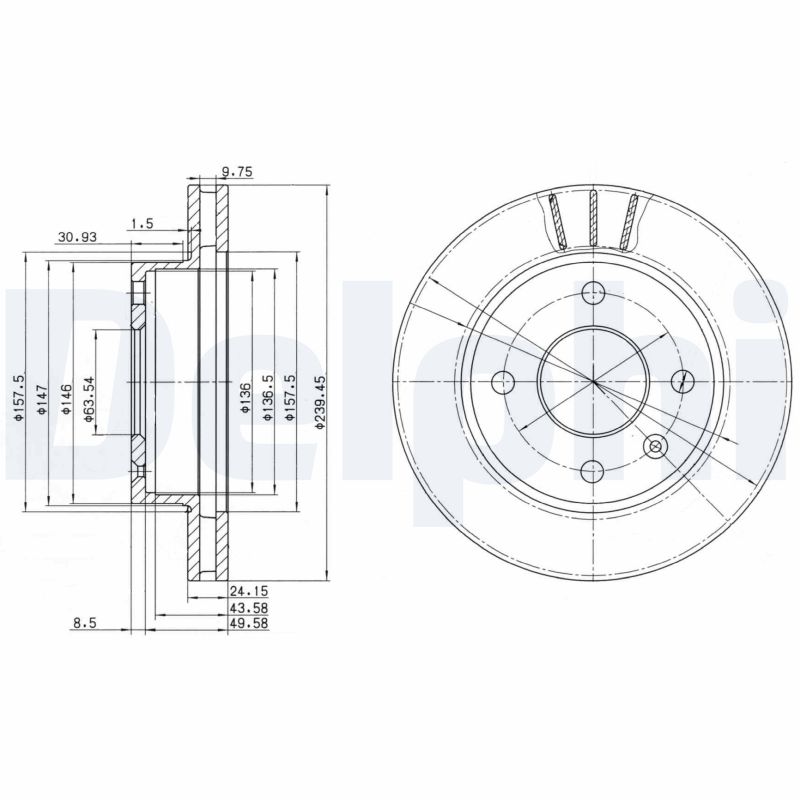 Discofreno - BG2367 DELPHI