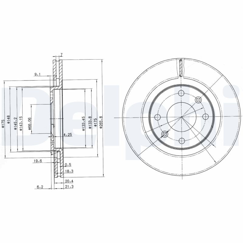 Discofreno - BG2387 DELPHI
