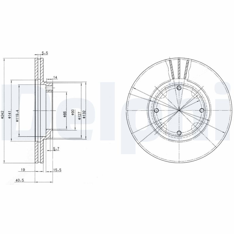 Discofreno - BG2394 DELPHI