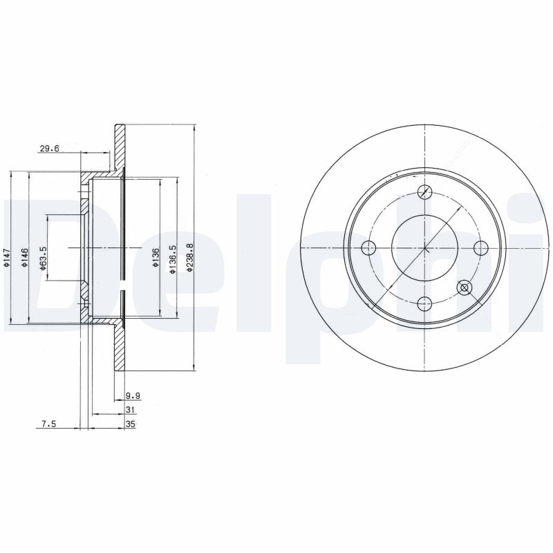 Discofreno - BG2439 DELPHI