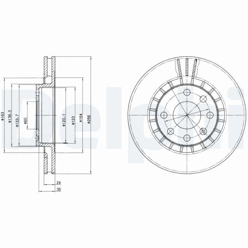 Discofreno - BG2443 DELPHI