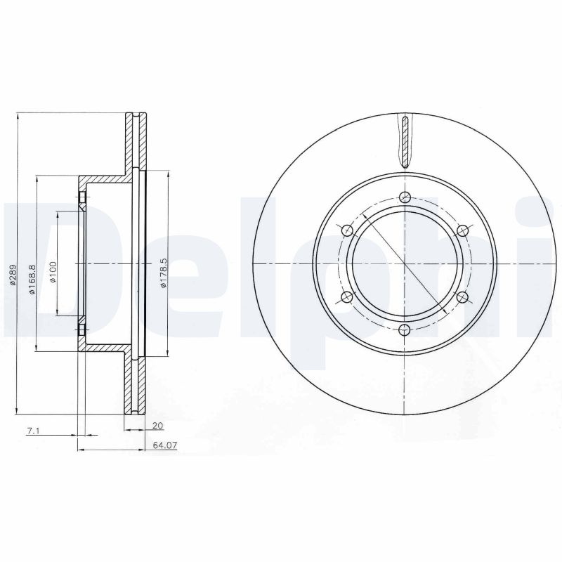 Discofreno - BG2495 DELPHI