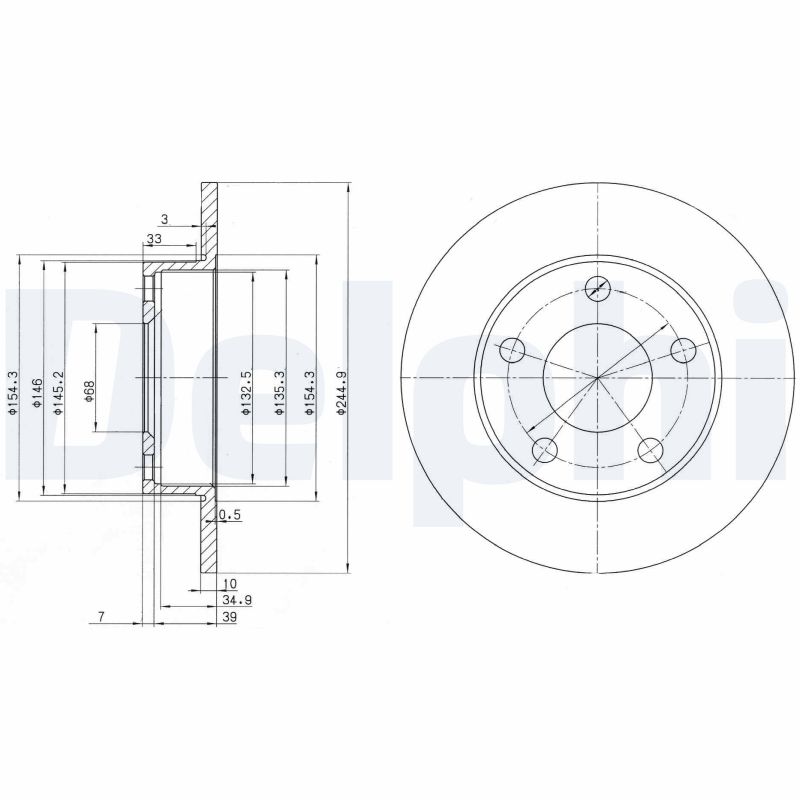 Discofreno - BG2520 DELPHI