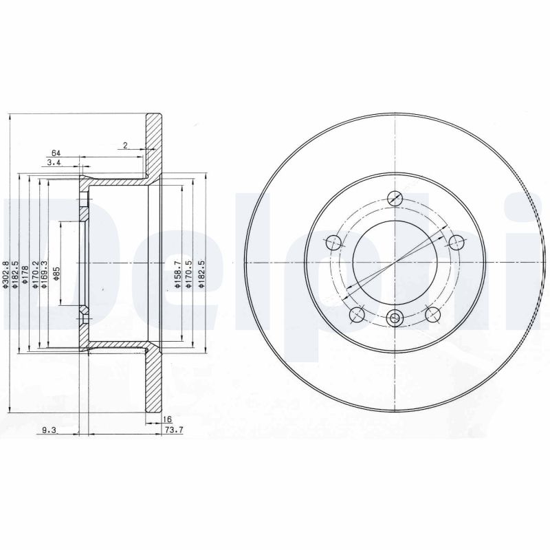 Discofreno - BG2556 DELPHI