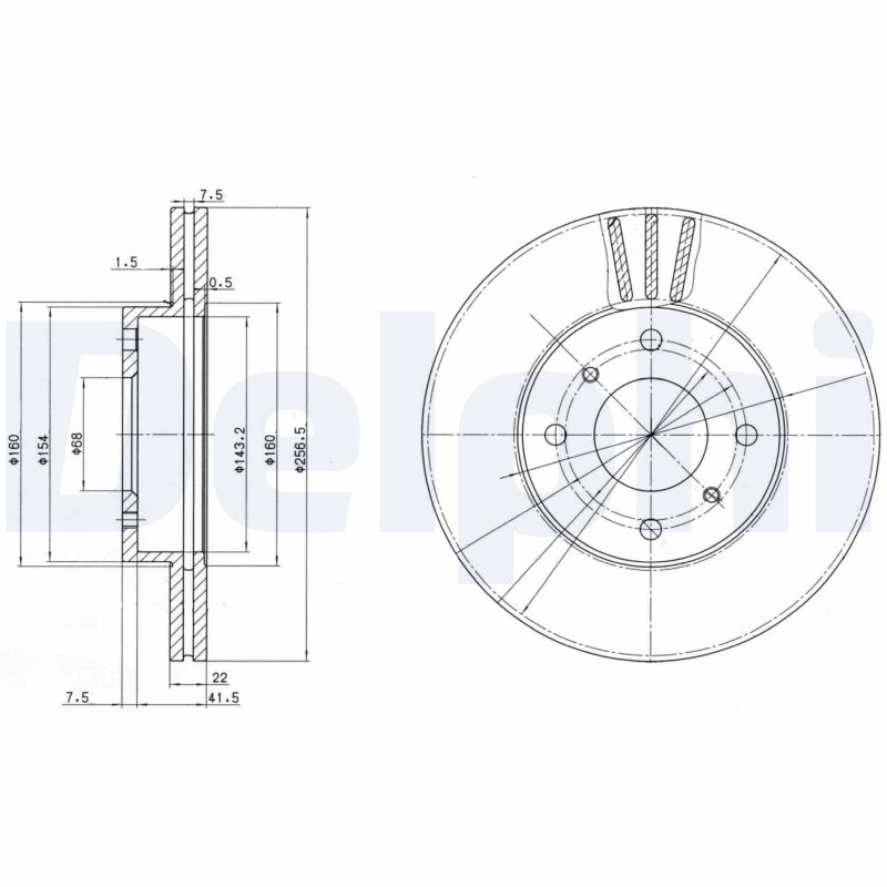 Discofreno - BG2567 DELPHI