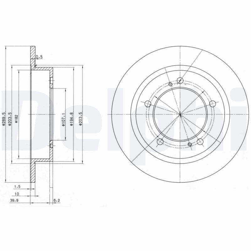 Discofreno - BG2584 DELPHI
