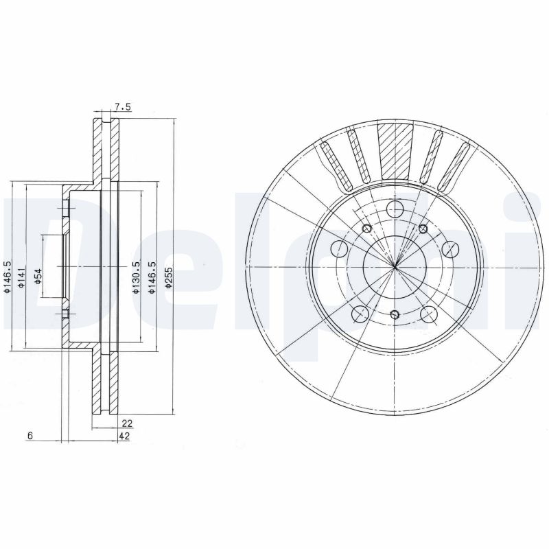 Discofreno - BG2596 DELPHI