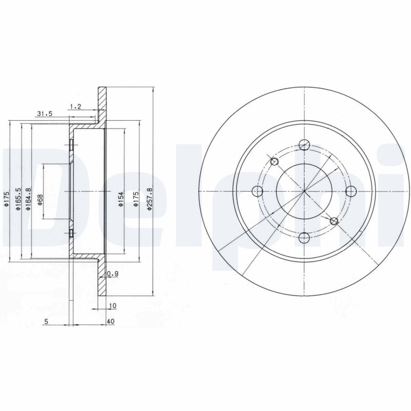 Discofreno - BG2633 DELPHI