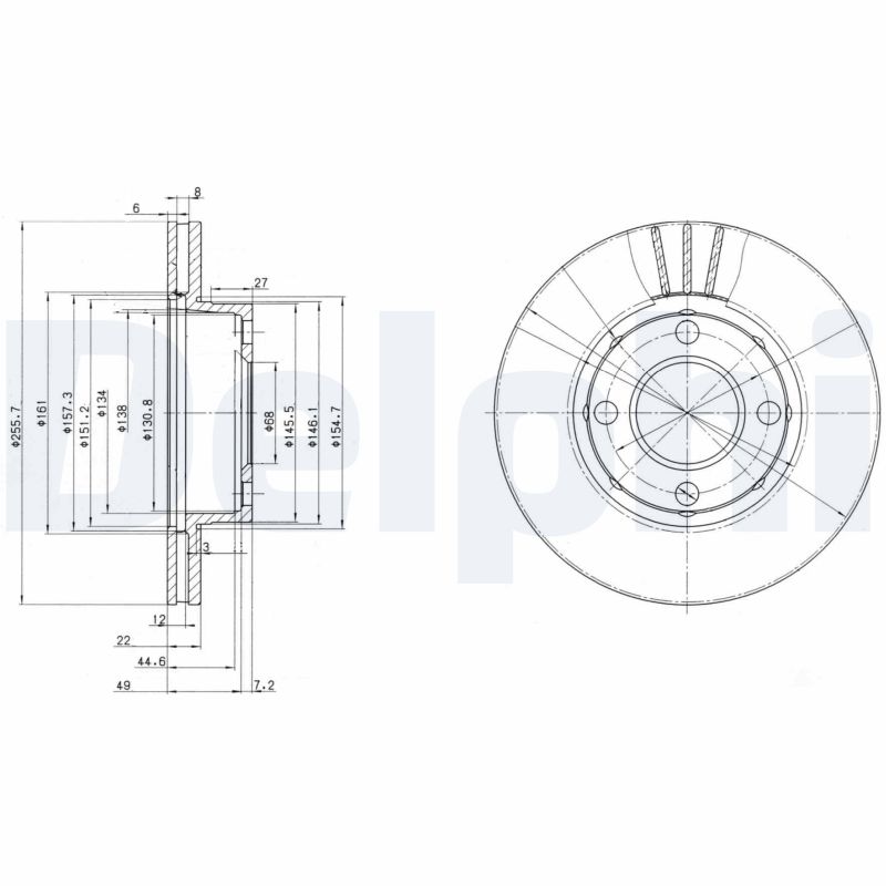 Discofreno - BG2668 DELPHI