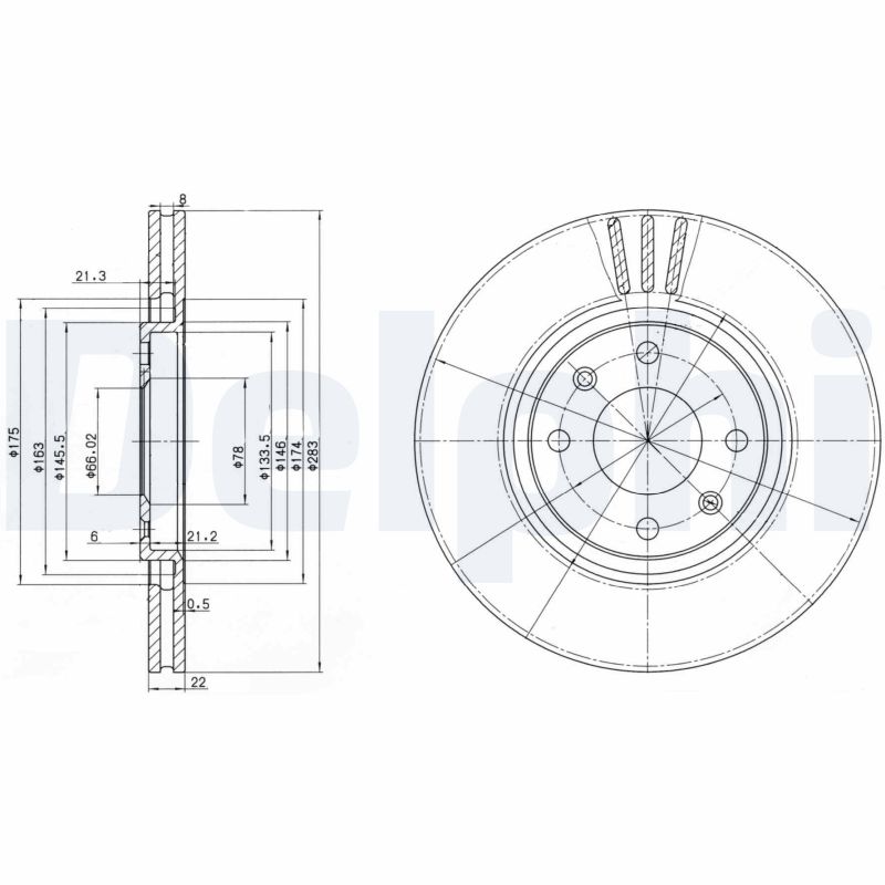 Discofreno - BG2690 DELPHI