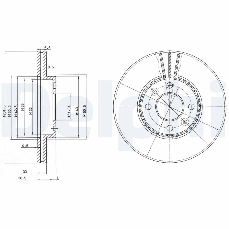Discofreno - BG2693 DELPHI