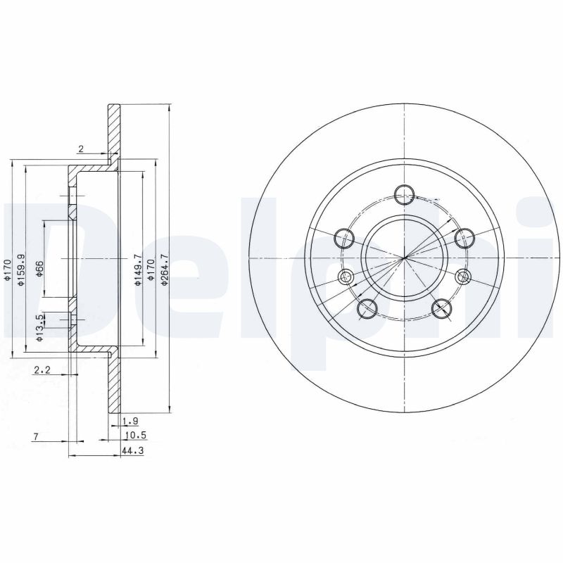 Discofreno - BG2696 DELPHI