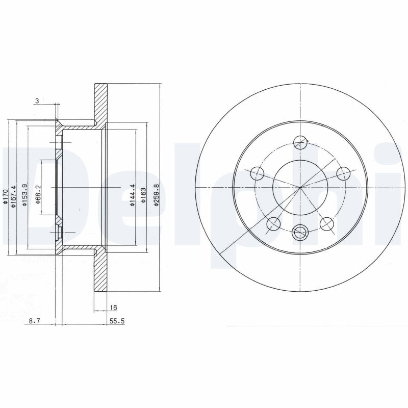 Discofreno - BG2716 DELPHI