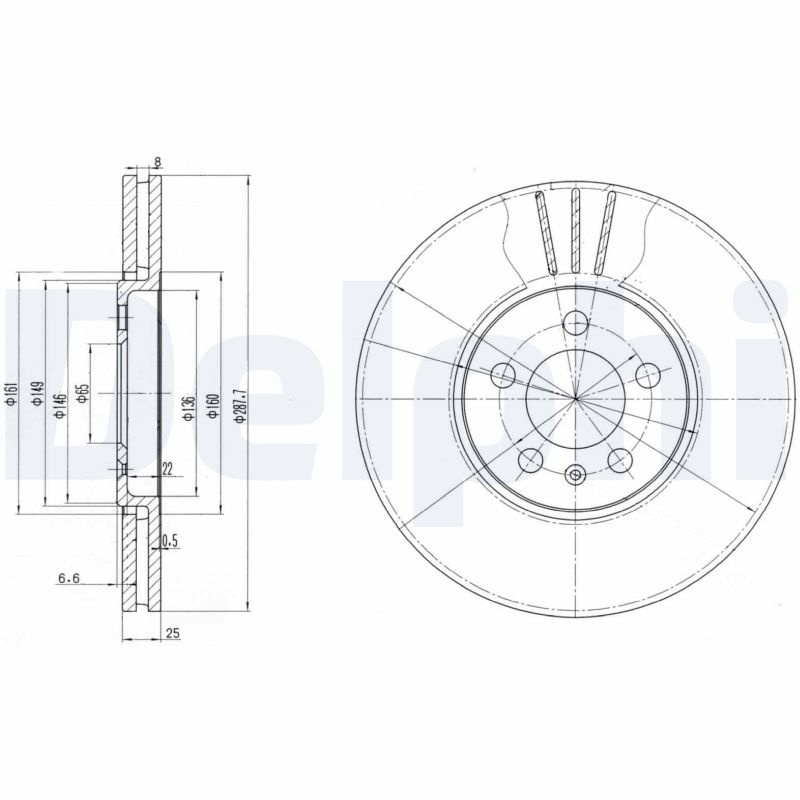 Discofreno - BG2729 DELPHI