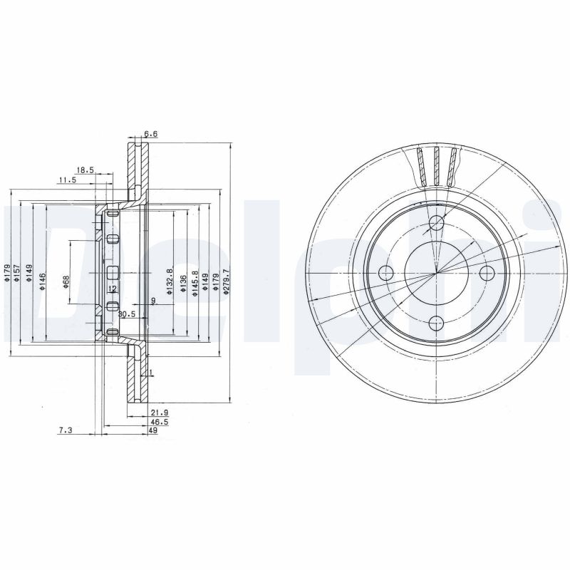 Discofreno - BG2784 DELPHI