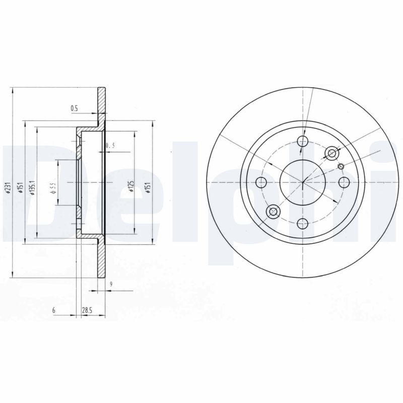 Discofreno - BG2803 DELPHI